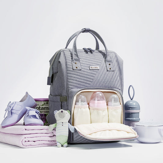 Quilted Baby Essentials Backpack